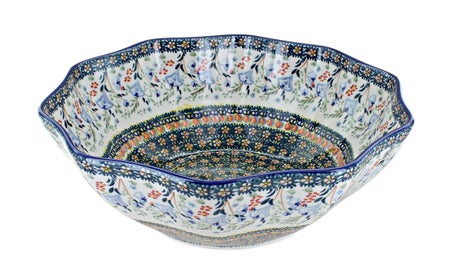 Manufaktura Periwinkle Medium Serving Piece — Polish Pottery