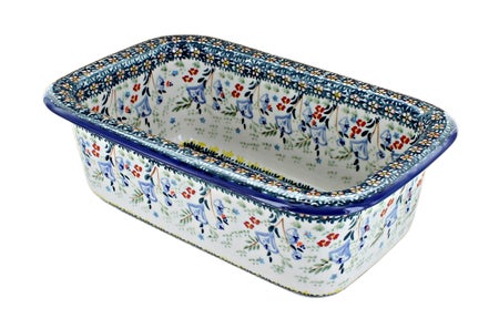 Manufaktura Periwinkle Loaf Baker — Polish Pottery