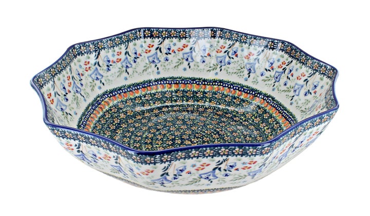 Manufaktura Periwinkle Large Serving Piece — Polish Pottery