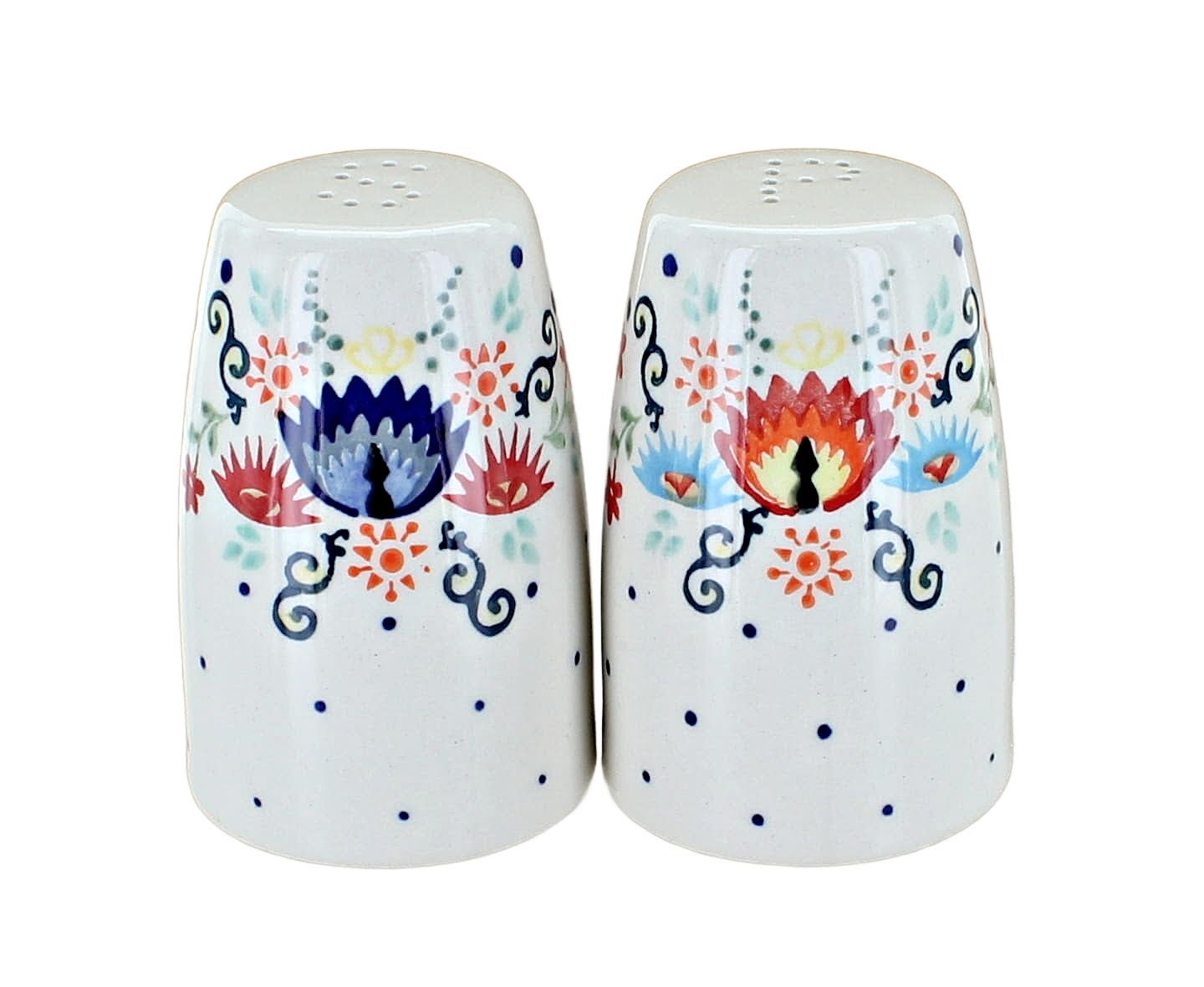 Manufaktura Desert Flower Salt & Pepper Shaker — Polish Pottery