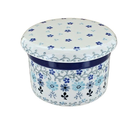 Ceramika Artystyczna Celeste Butter Dish — Polish Pottery