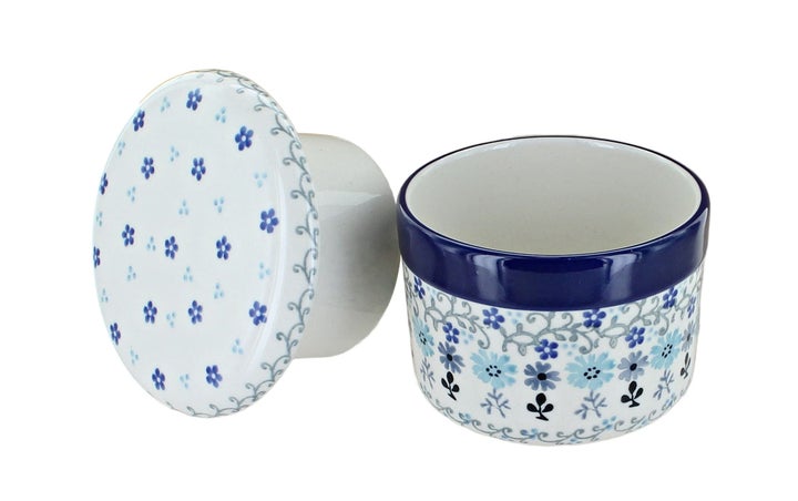 Ceramika Artystyczna Celeste Butter Dish — Polish Pottery