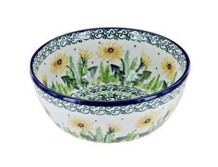 Ceramika Artystyczna Dandelion Dining Plates & Bowls — Polish Pottery