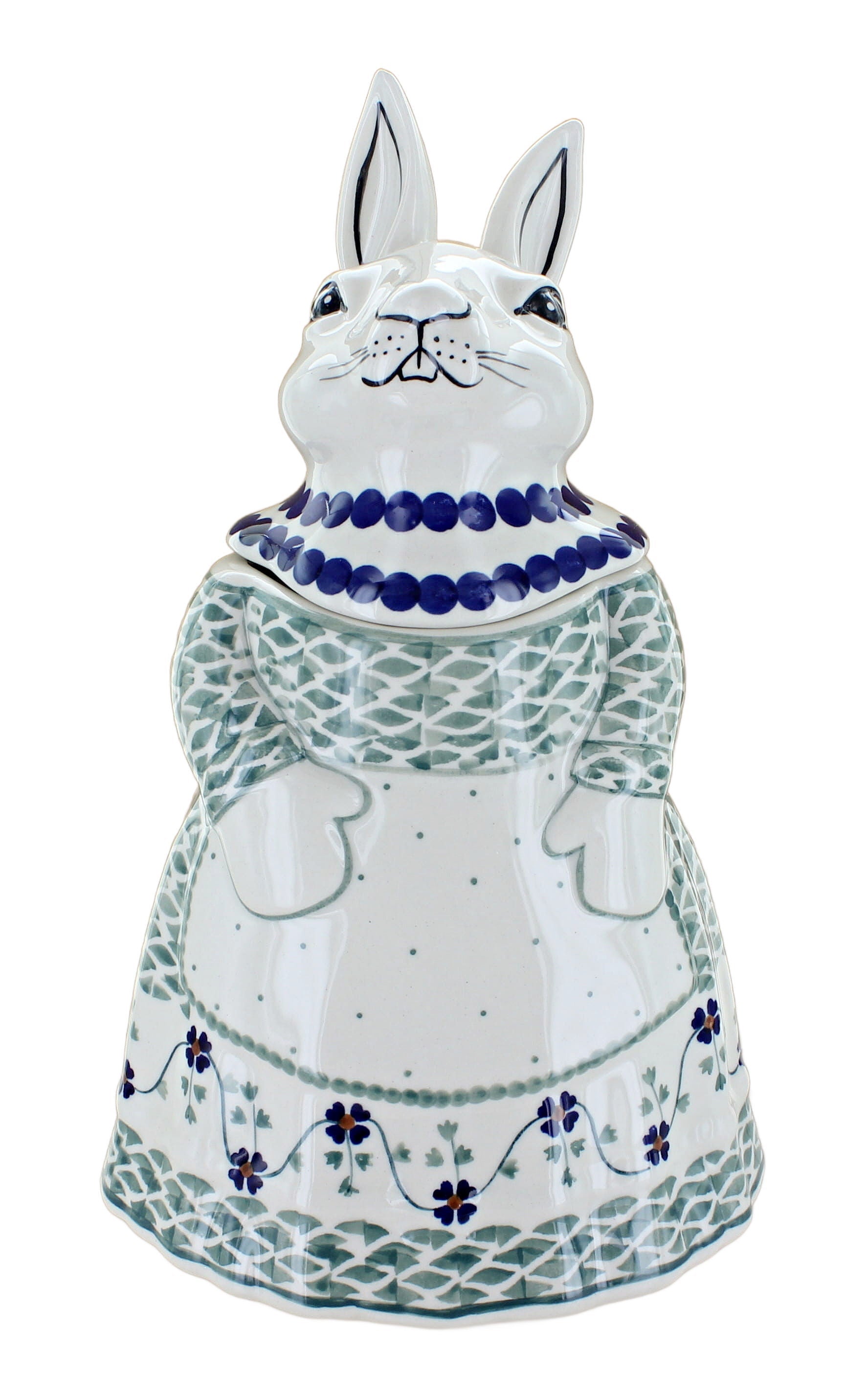 Manufaktura Sage Floral Counter Storage — Polish Pottery