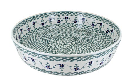 Manufaktura Sage Floral Large Bakeware — Polish Pottery