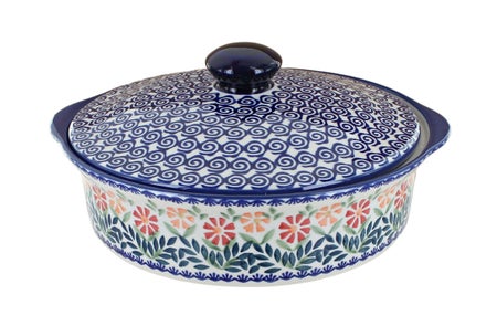 Manufaktura Garden Bouquet Large Bakeware — Polish Pottery