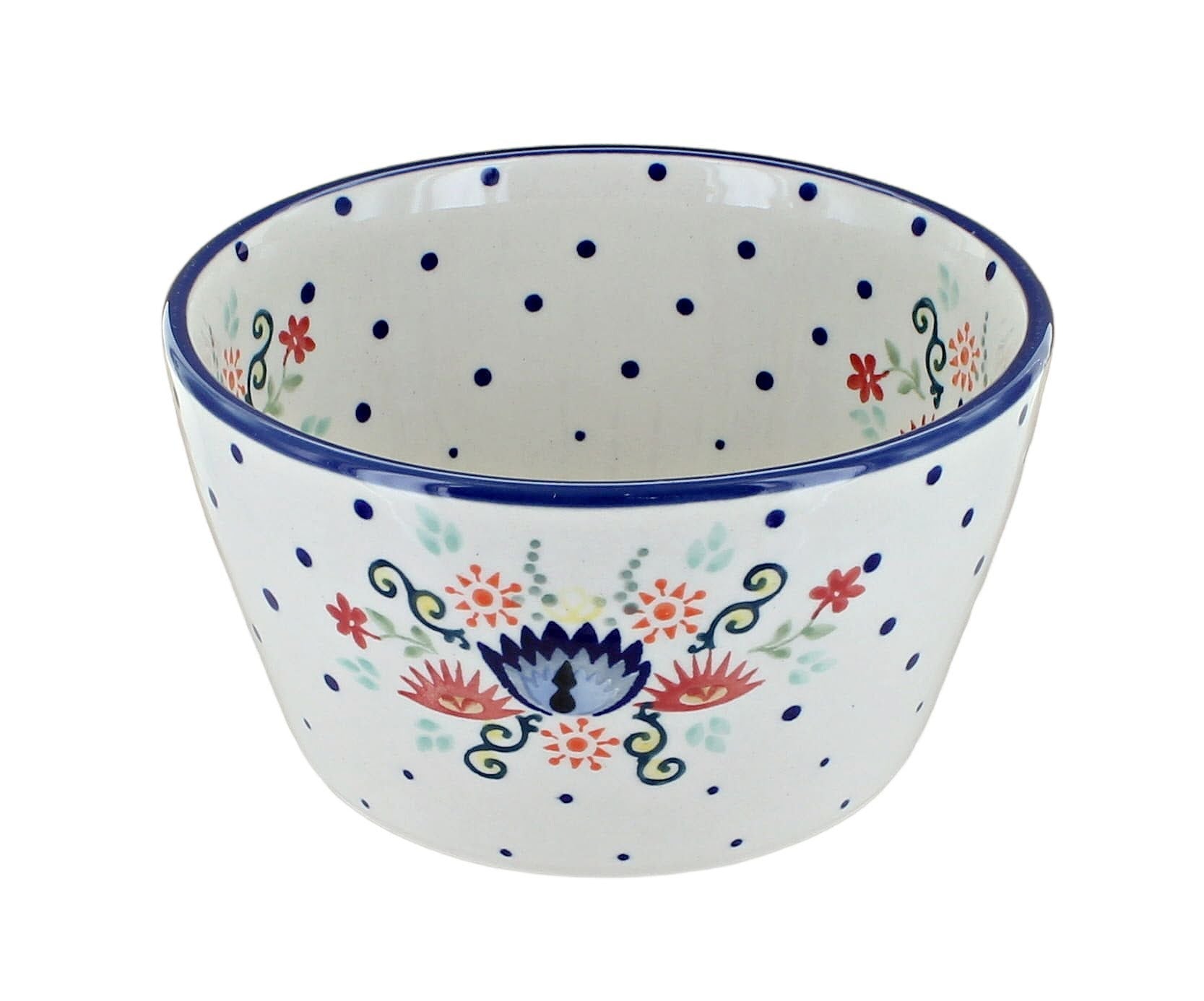 Manufaktura Desert Flower Small Serving Piece — Polish Pottery