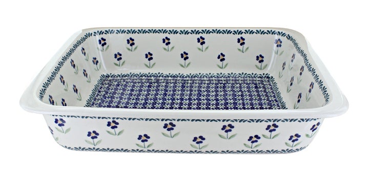 Manufaktura Blue Daisy Large Bakeware — Polish Pottery