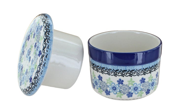 Detail image of Ceramika Artystyczna Eliza Butter Dish — Polish Pottery