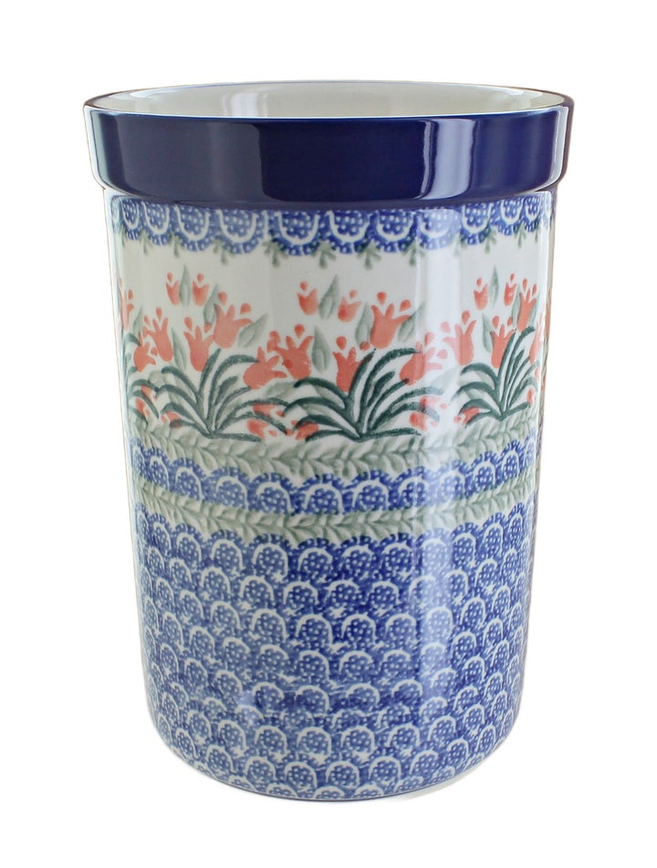 Ceramika Artystyczna Spring Tulip Counter Storage — Polish Pottery