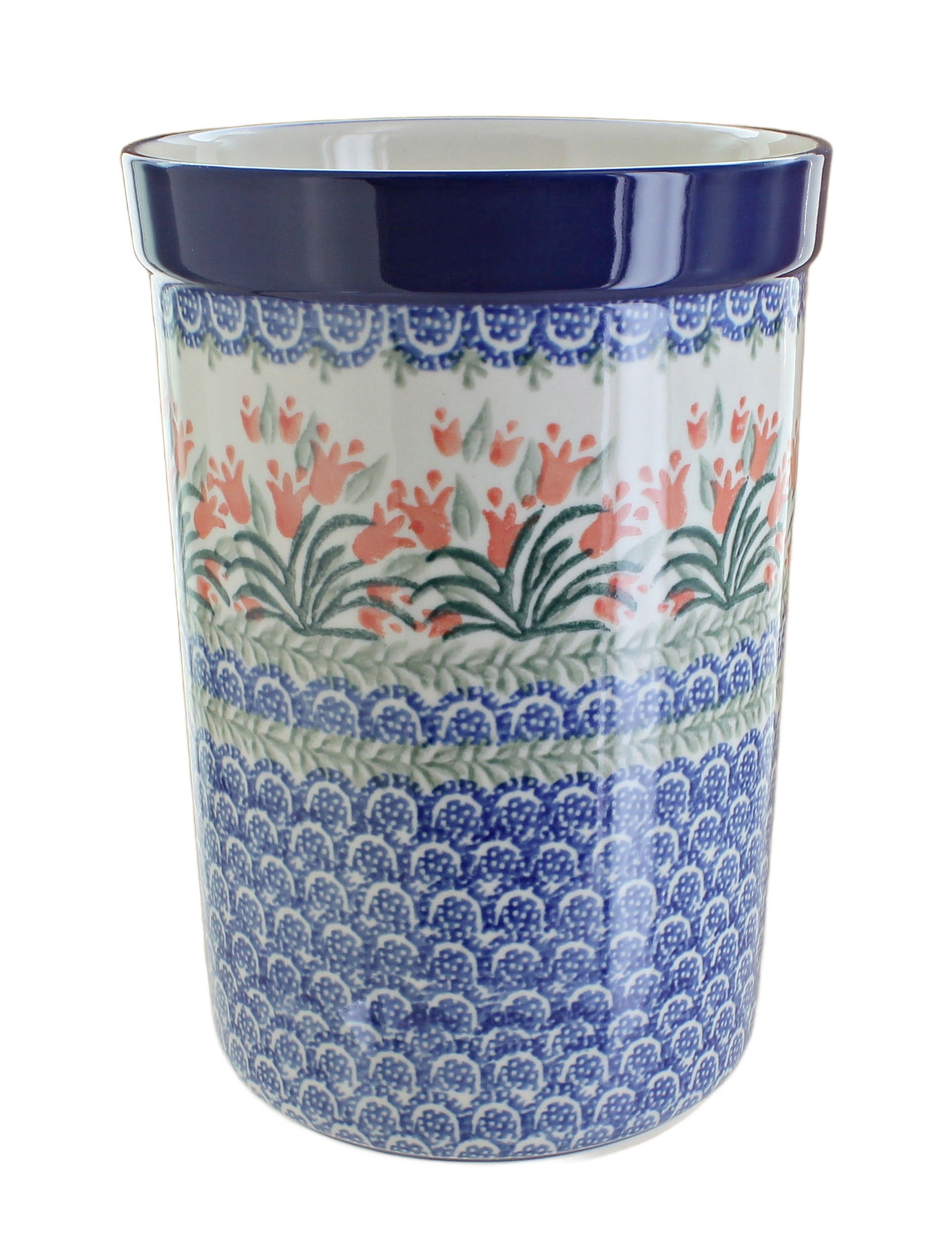 Ceramika Artystyczna Spring Tulip Counter Storage — Polish Pottery