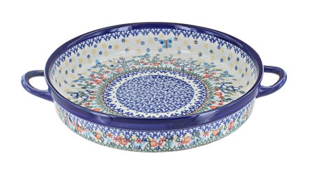 Vena Garden of Eden Large Bakeware — Polish Pottery