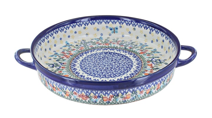 Vena Garden of Eden Large Bakeware — Polish Pottery