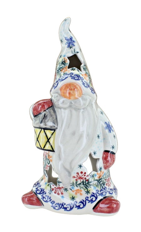Vena Winter Cardinal Luminary — Polish Pottery