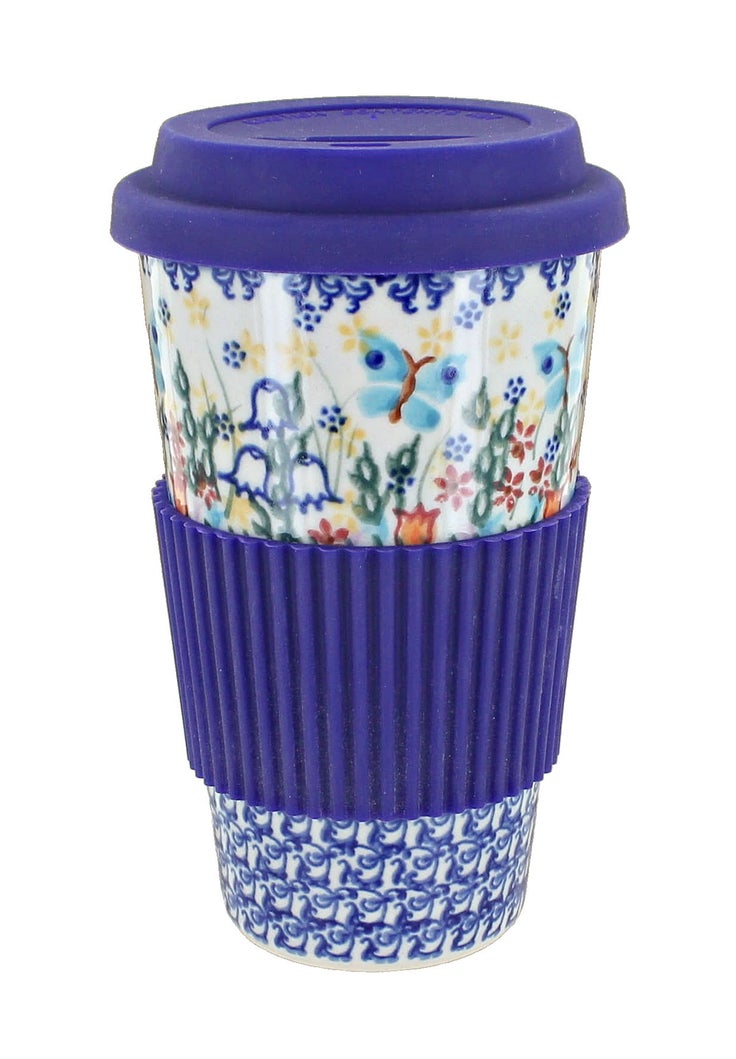 Detail image of Vena Garden of Eden Mug — Polish Pottery
