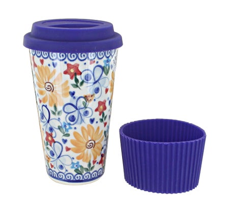 Vena Butterfly Mug — Polish Pottery