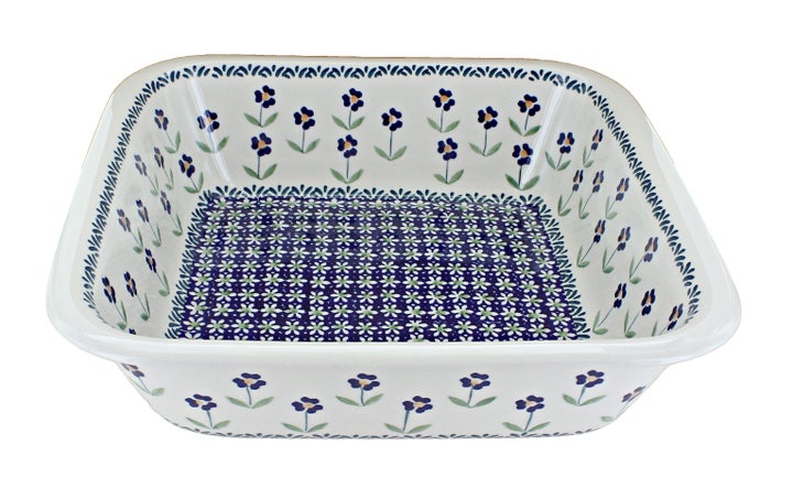 Manufaktura Blue Daisy Large Bakeware — Polish Pottery