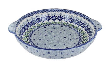 Manufaktura Hallsey Pie Plate — Polish Pottery