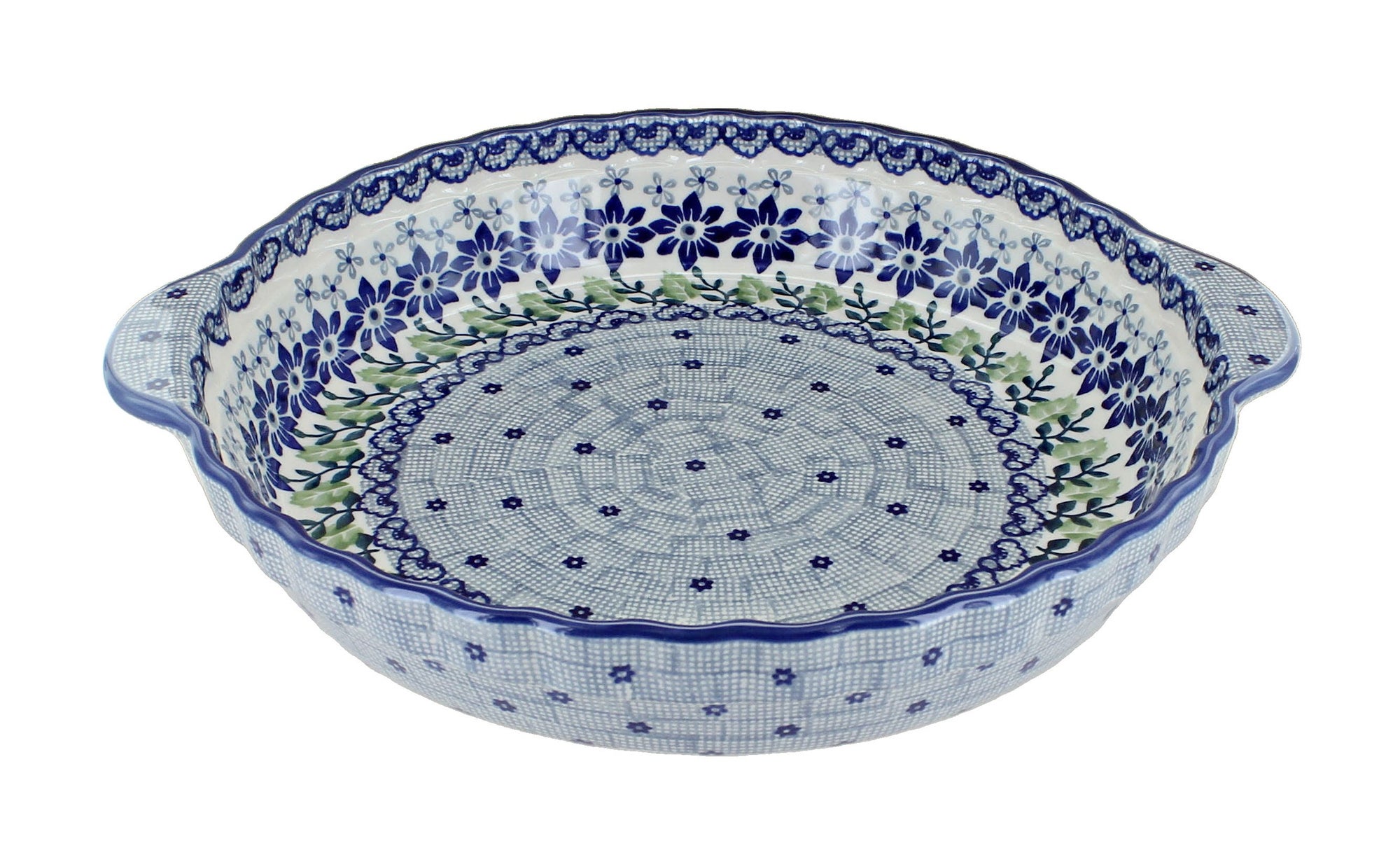Manufaktura Hallsey Pie Plate — Polish Pottery