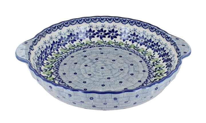 Manufaktura Hallsey Pie Plate — Polish Pottery