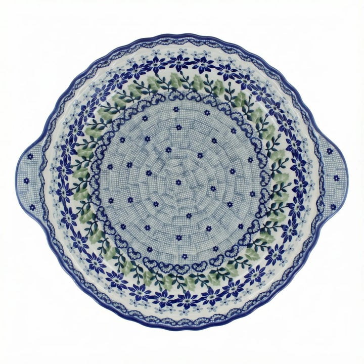 Manufaktura Hallsey Pie Plate — Polish Pottery