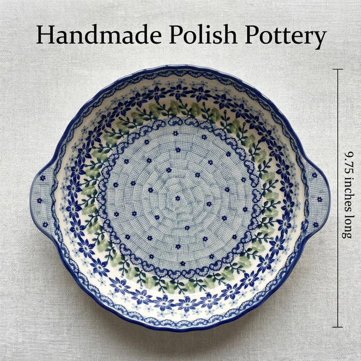 Manufaktura Hallsey Pie Plate — Polish Pottery