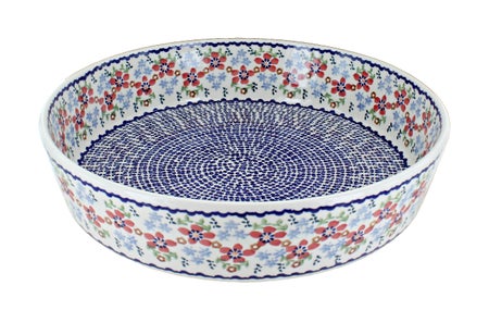 Manufaktura Red Poppy Large Bakeware — Polish Pottery