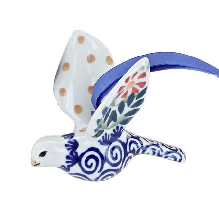 Manufaktura Garden Bouquet Christmas Ornament — Polish Pottery