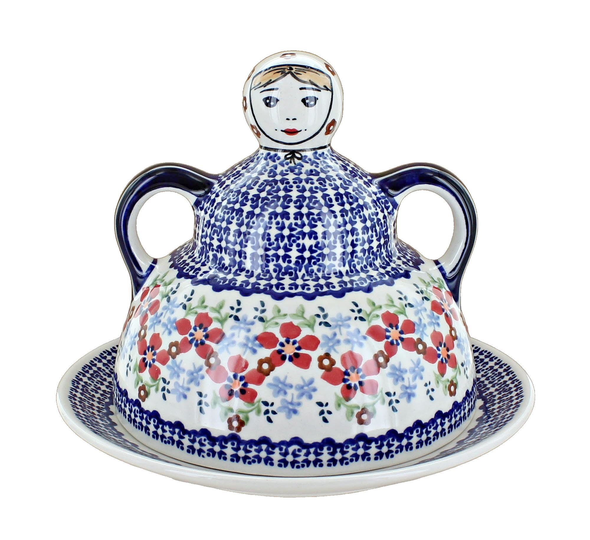 Manufaktura Red Poppy Countertop Accessories — Polish Pottery