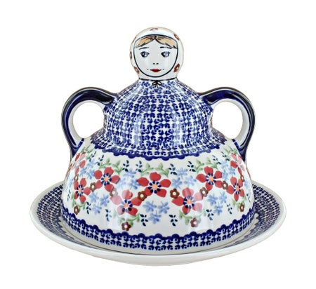Manufaktura Red Poppy Countertop Accessories — Polish Pottery