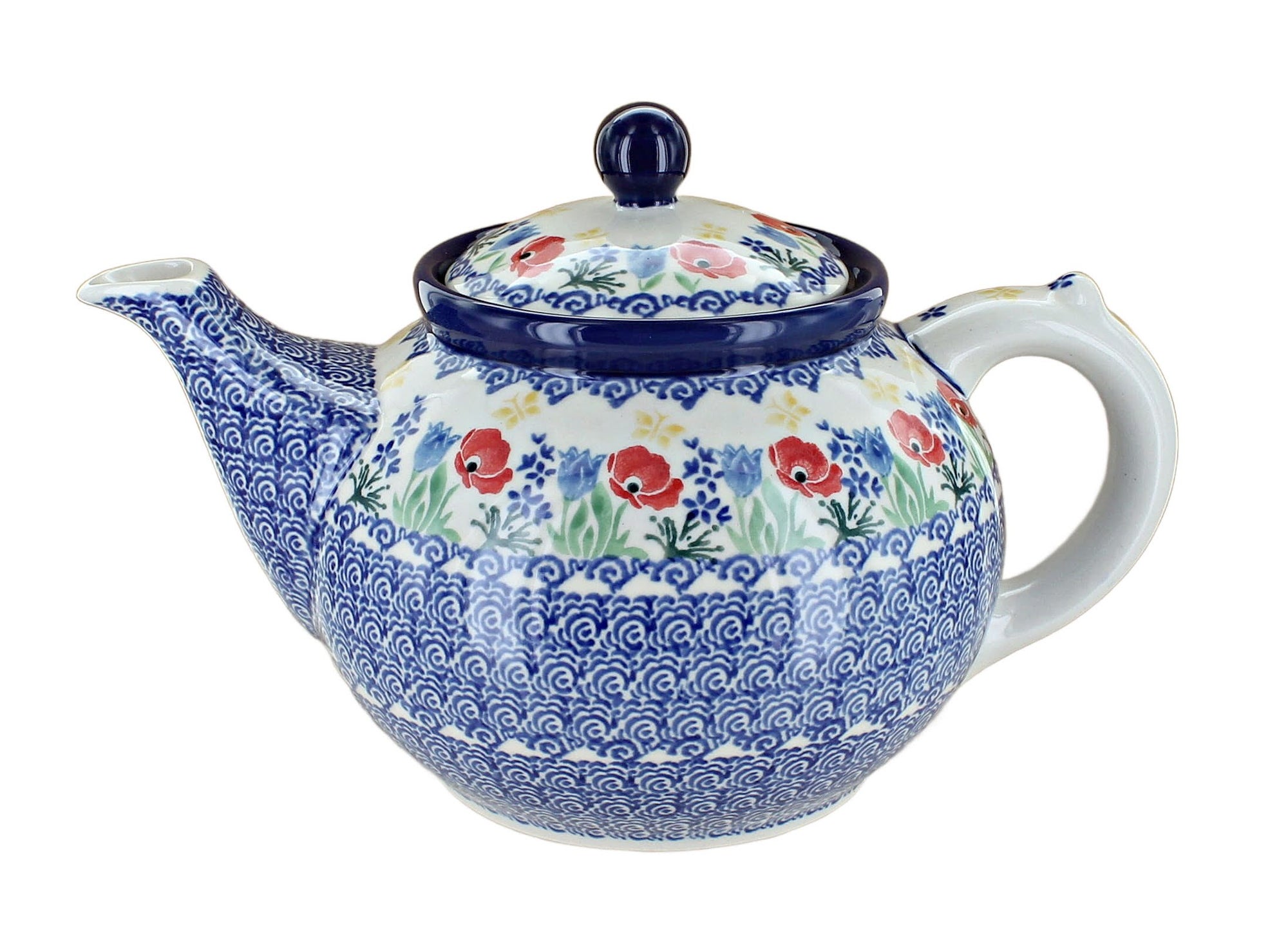 Ceramika Artystyczna Memory Garden Teapot — Polish Pottery