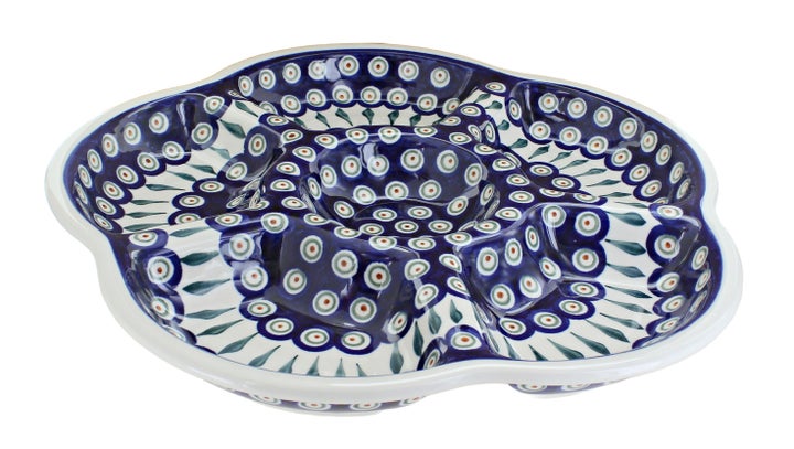Zaklady Peacock Large Serving Piece — Polish Pottery