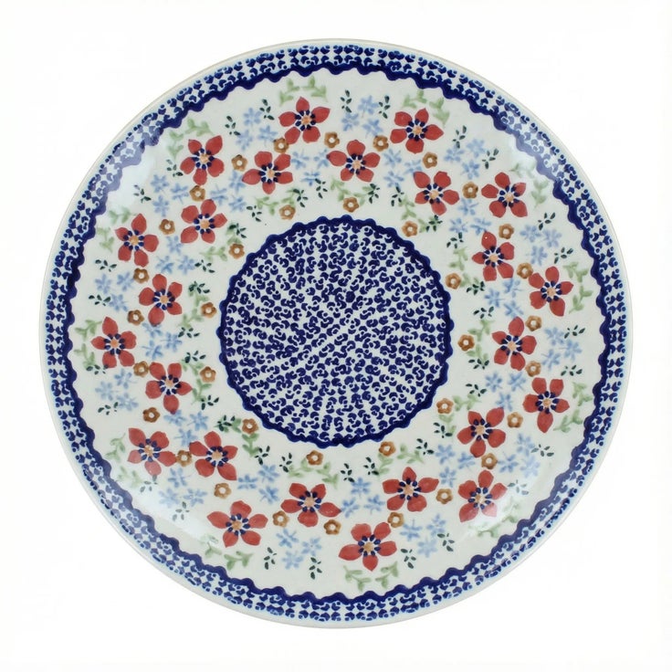 Detail image of Manufaktura Red Poppy Countertop Accessories — Polish Pottery