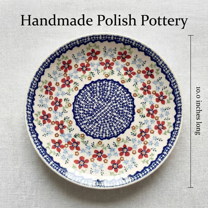 Manufaktura Red Poppy Countertop Accessories — Polish Pottery