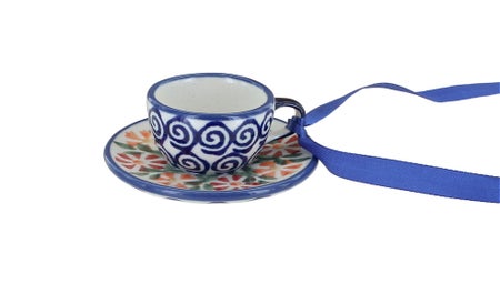 Manufaktura Garden Bouquet Christmas Ornament — Polish Pottery
