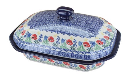 Ceramika Artystyczna Memory Garden Medium Bakeware — Polish Pottery