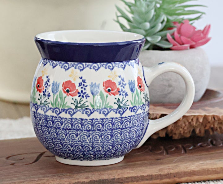 Ceramika Artystyczna Memory Garden Mug — Polish Pottery