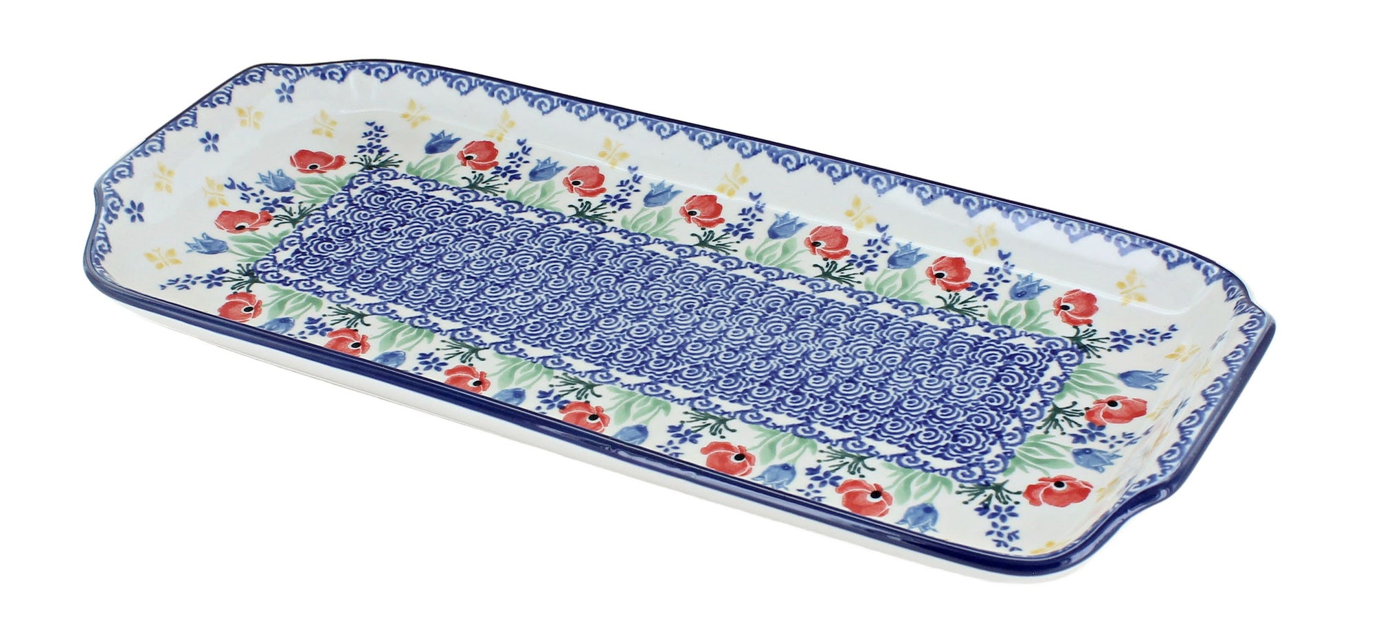 Ceramika Artystyczna Memory Garden Small Serving Piece — Polish Pottery