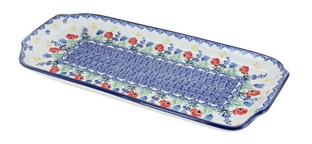 Ceramika Artystyczna Memory Garden Small Serving Piece — Polish Pottery