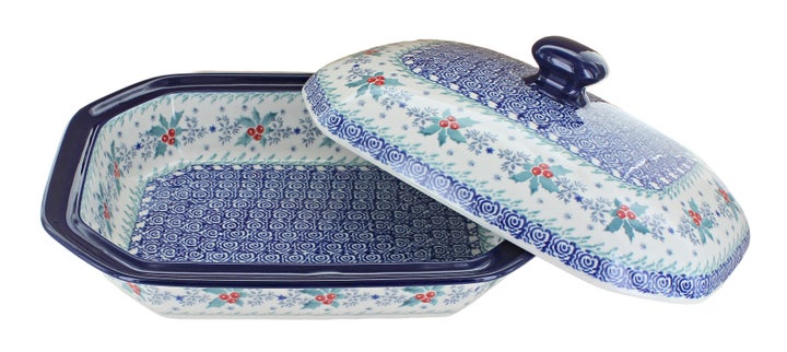 Ceramika Artystyczna December Joy Medium Bakeware — Polish Pottery