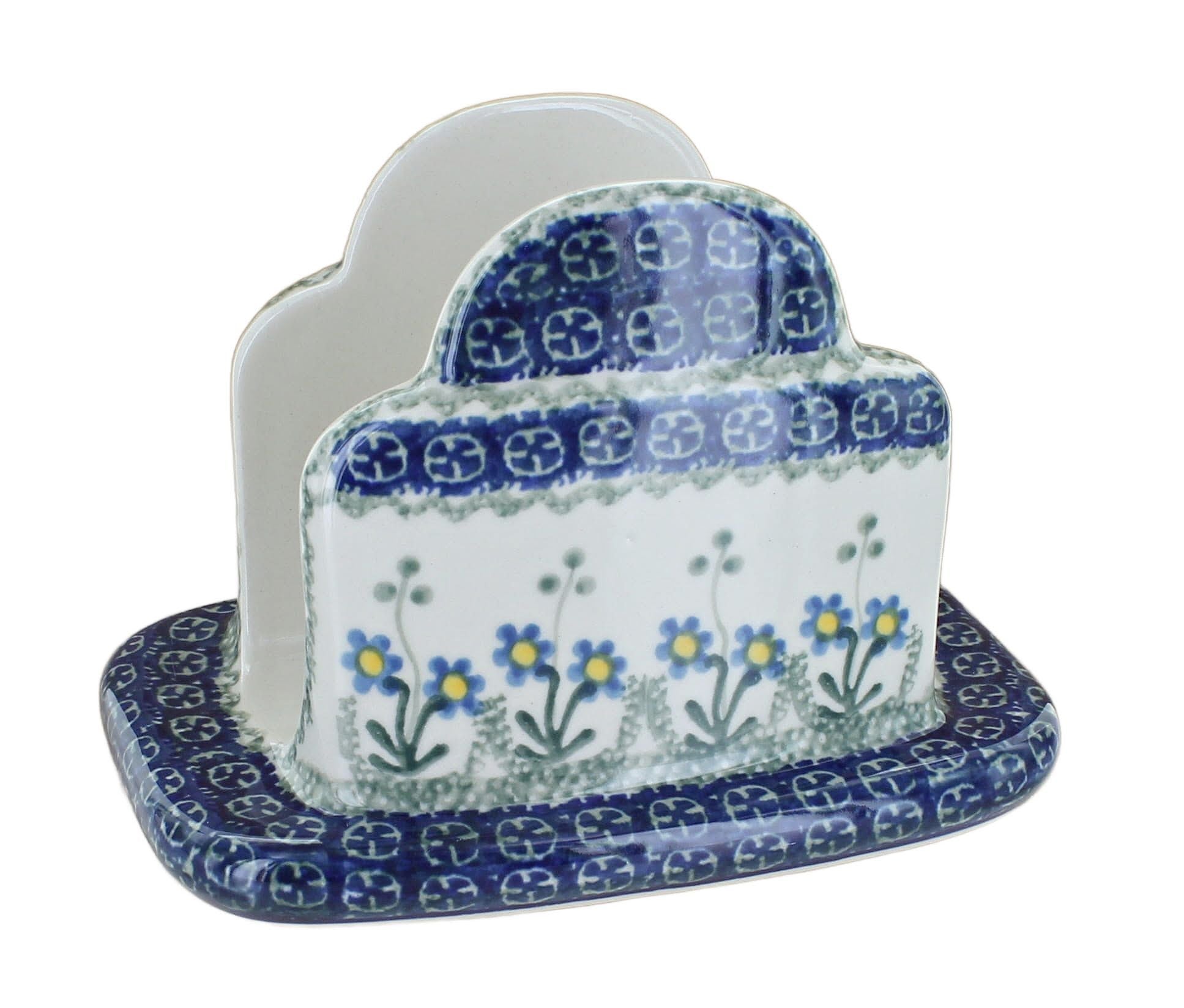 Ceramika Artystyczna Blue Posy Dining Accessories — Polish Pottery