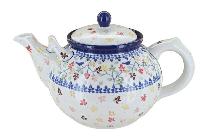 Ceramika Artystyczna Autumn Grove Teapot — Polish Pottery