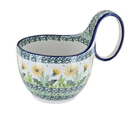Ceramika Artystyczna Dandelion Dining Plates & Bowls — Polish Pottery