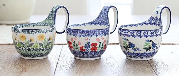 Ceramika Artystyczna Dandelion Dining Plates & Bowls — Polish Pottery