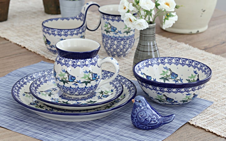 Ceramika Artystyczna Mockingbird Mug — Polish Pottery