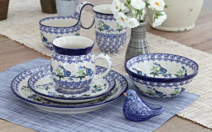 Detail image of Ceramika Artystyczna Mockingbird Mug — Polish Pottery