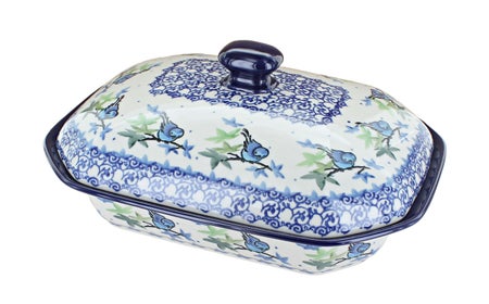 Ceramika Artystyczna Mockingbird Medium Bakeware — Polish Pottery