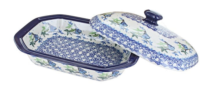 Ceramika Artystyczna Mockingbird Medium Bakeware — Polish Pottery