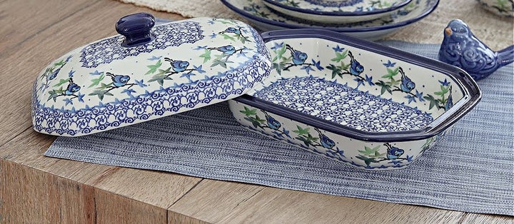 Ceramika Artystyczna Mockingbird Medium Bakeware — Polish Pottery