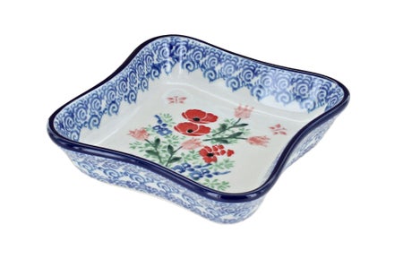 Ceramika Artystyczna Dreaming of Poppies Petite Bowl/Dish — Polish Pottery